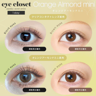 eye closet 1day Sweet Series Orange Almond Mini アイクローゼット ワンデー スウィートシリーズ オレンジアーモンドミニ